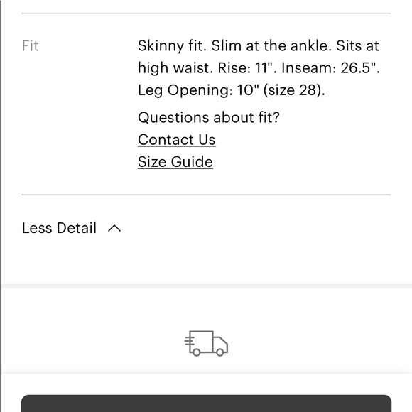 Everlane Stretch High-Rise Skinny Ankle Jean - Picture 4 of 5